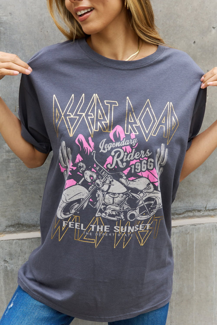 Sweet Claire "Desert Road" Graphic T-Shirt - Cheeky Chic Boutique