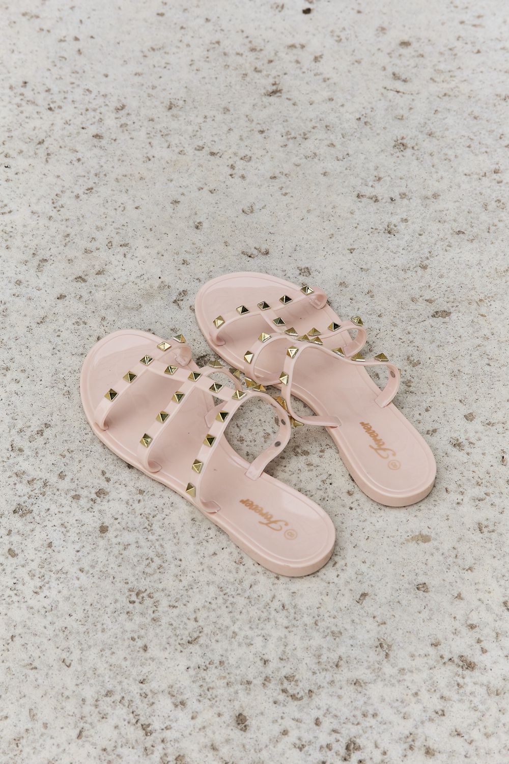 Call On Me Studded Jelly Sandals - Cheeky Chic Boutique