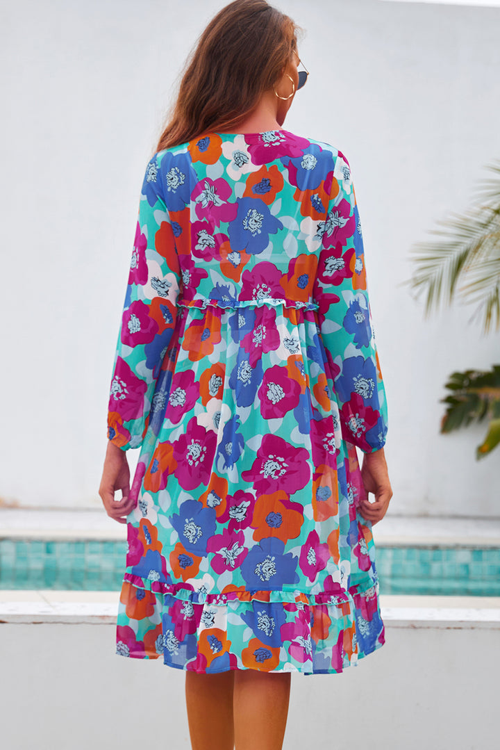Transitions Floral Kimono - Cheeky Chic Boutique