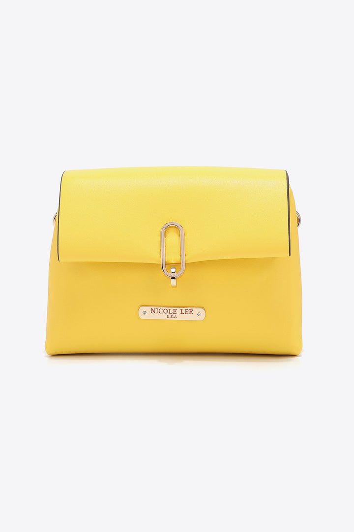 Nicole Lee USA Liv Vegan Leather Crossbody Bag - Cheeky Chic Boutique