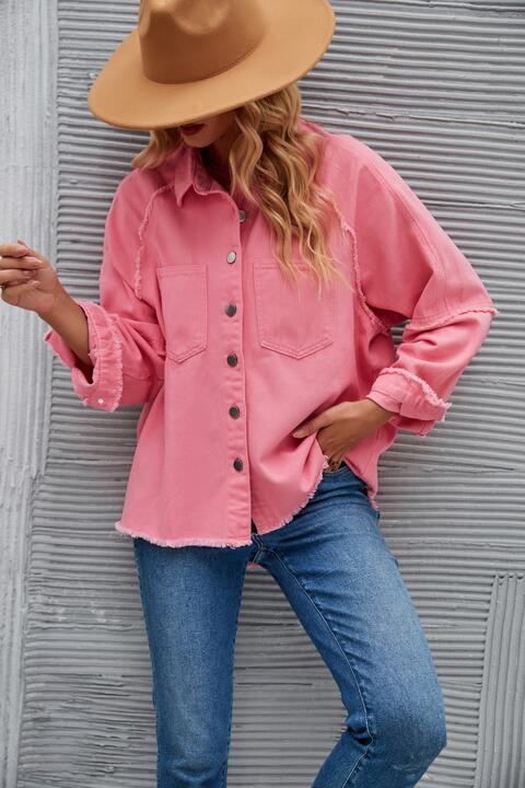 Never Leave Without It Denim Jacket - Cheeky Chic Boutique