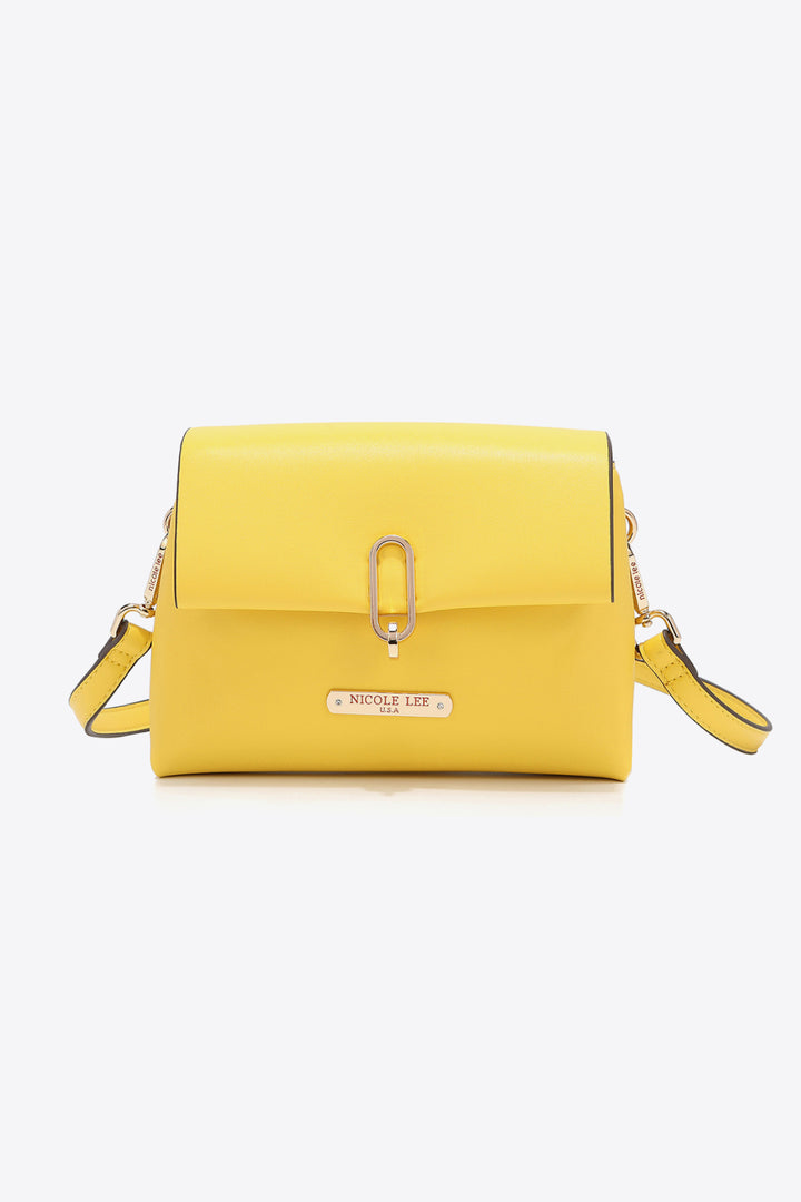 Nicole Lee USA Liv Vegan Leather Crossbody Bag - Cheeky Chic Boutique
