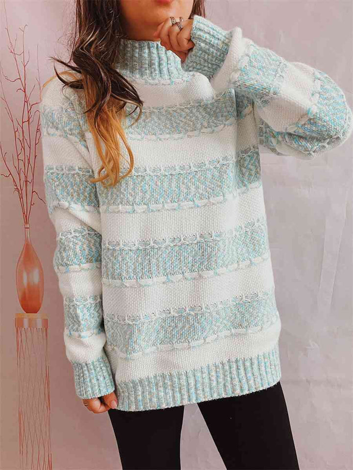 Color Story Striped Sweater - Cheeky Chic Boutique