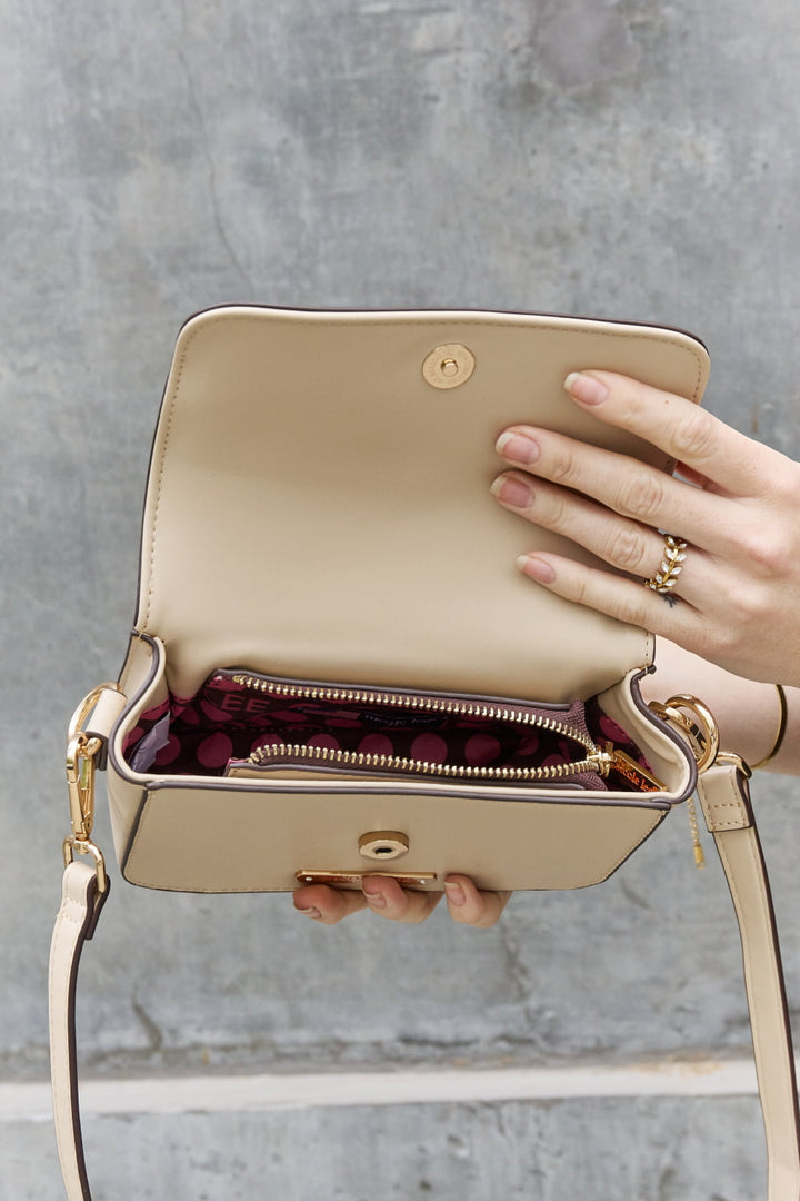 Nicole Lee USA Lexi Chain Detail Crossbody Bag - Cheeky Chic Boutique