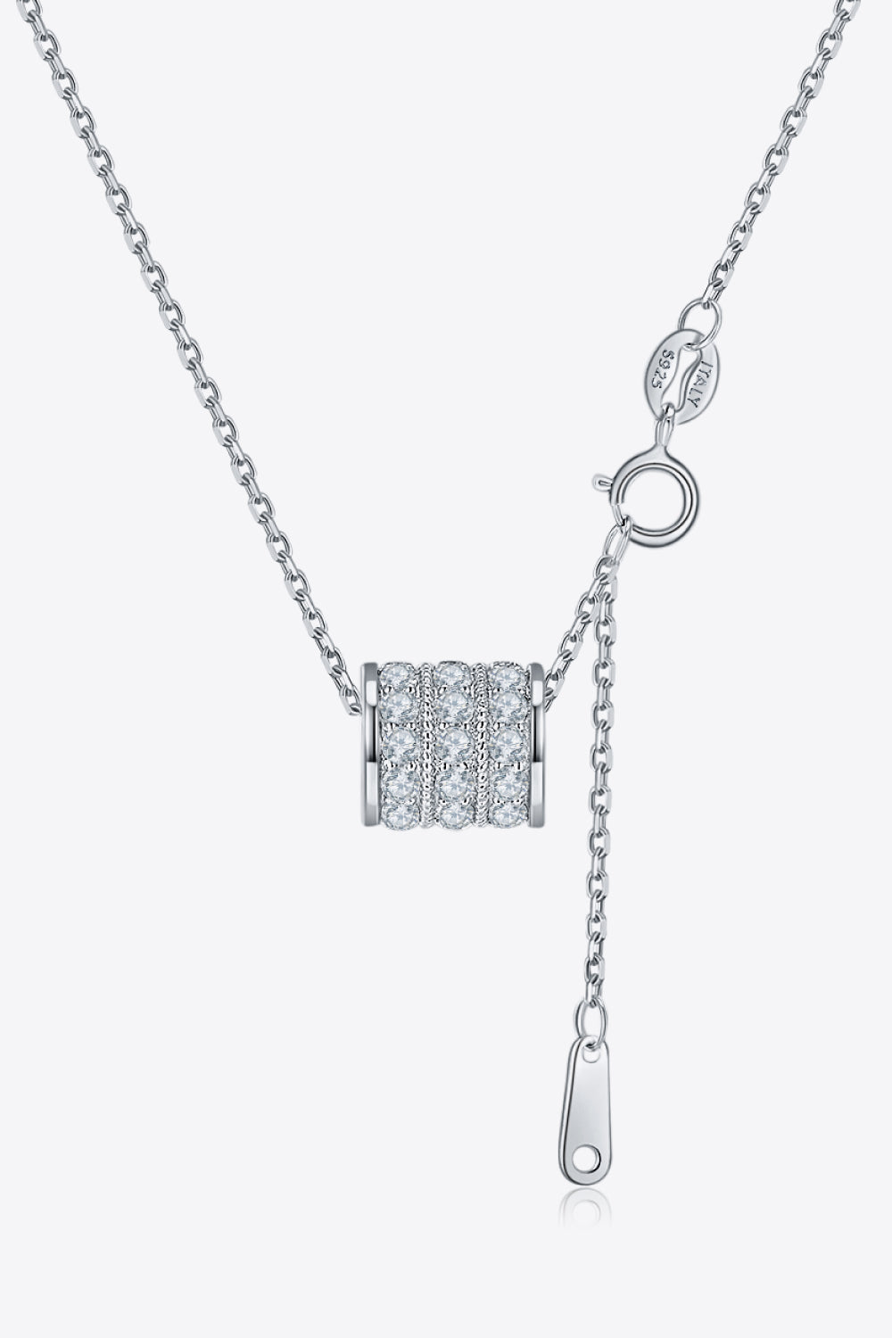Donna Moissanite 925 Sterling Silver Necklace - Cheeky Chic Boutique