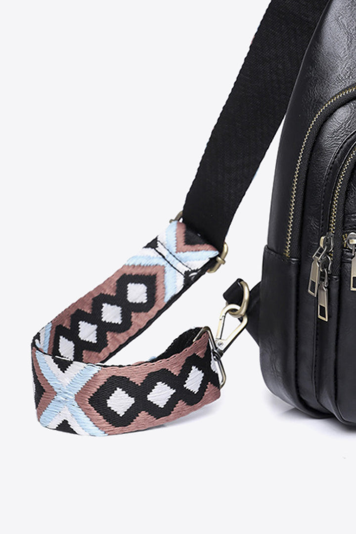 It's Your Time PU Leather Sling Bag - Cheeky Chic Boutique