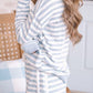 That's My Jam Striped Lounge Set - Cheeky Chic Boutique