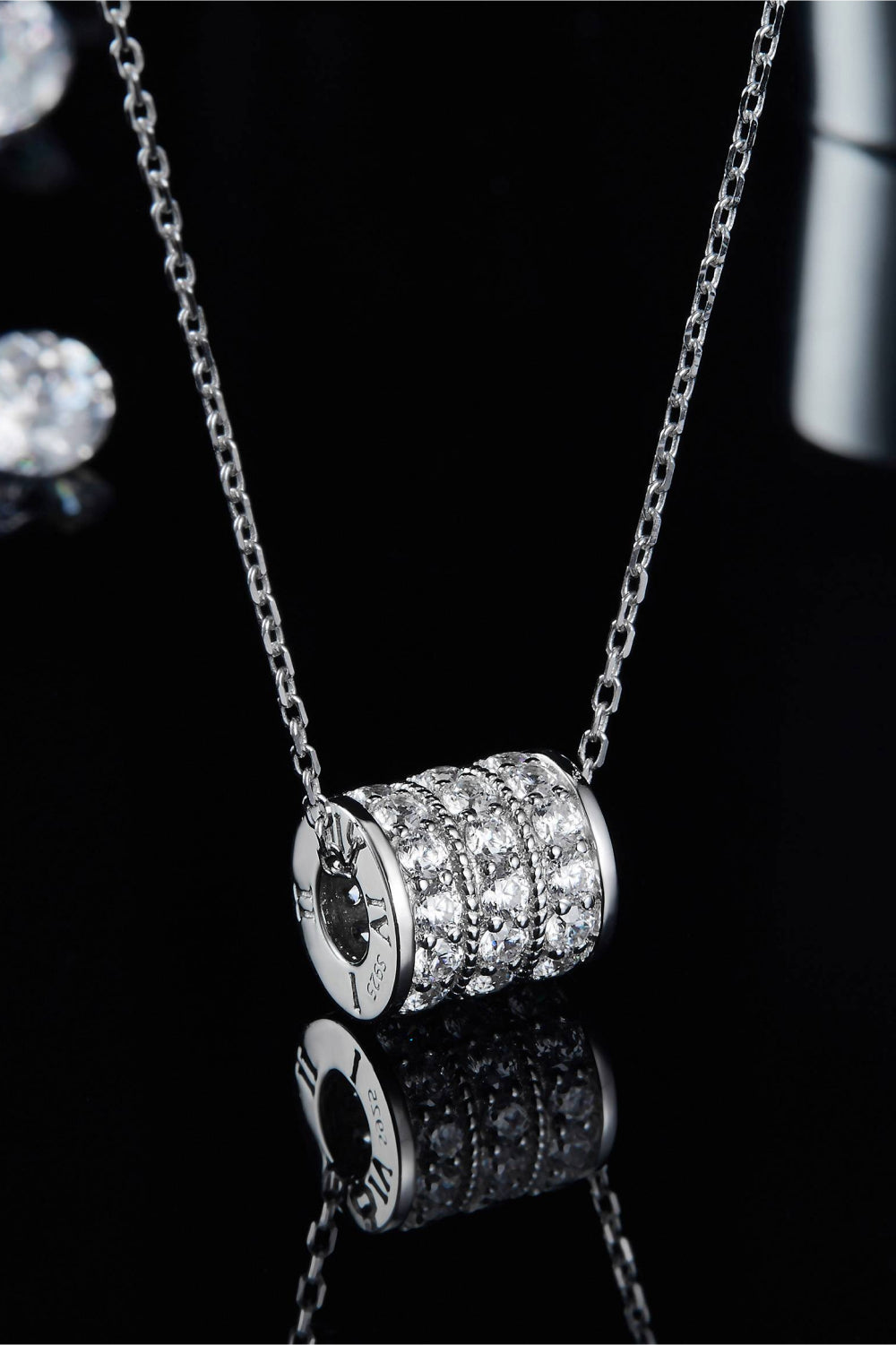 Donna Moissanite 925 Sterling Silver Necklace - Cheeky Chic Boutique
