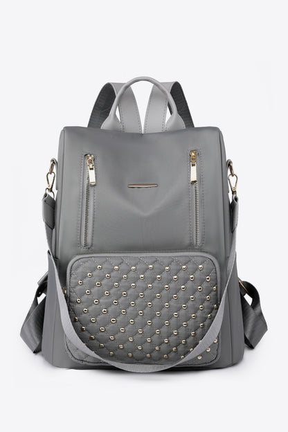 Zipper Pocket Beaded Backpack - Cheeky Chic Boutique