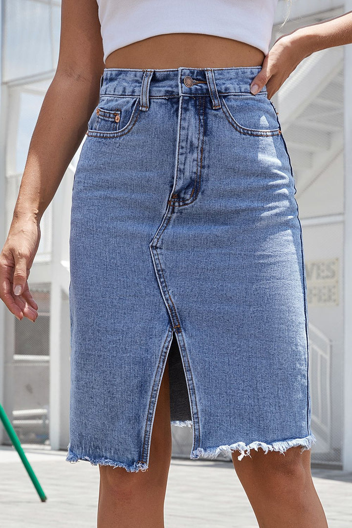 Ready for It Denim Skirt - Cheeky Chic Boutique