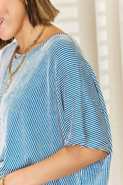 Skylight Striped Shirt - Cheeky Chic Boutique