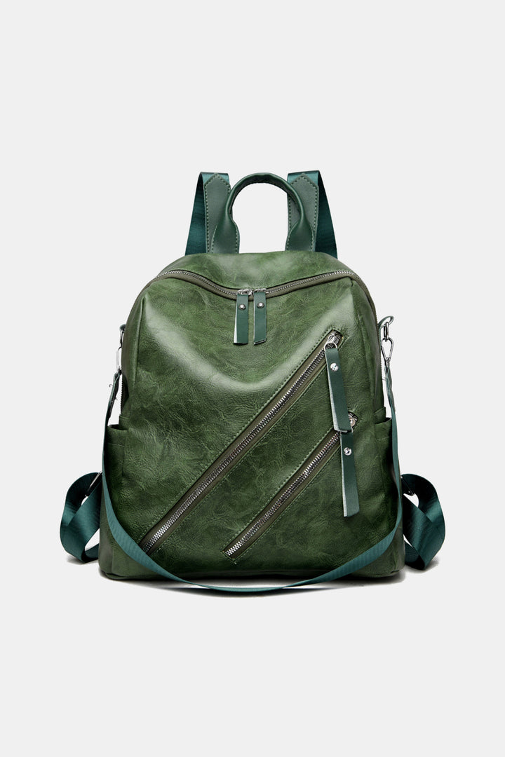 PU Leather Convertible Backpack - Cheeky Chic Boutique