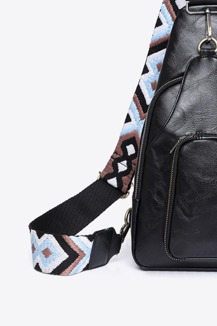 Take A Trip PU Leather Sling Bag - Cheeky Chic Boutique