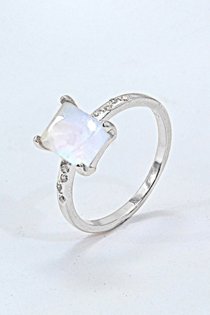 Square Moonstone Ring - Cheeky Chic Boutique