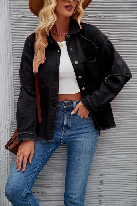 Never Leave Without It Denim Jacket - Cheeky Chic Boutique