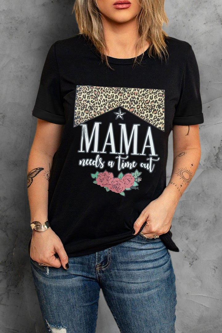 MAMA NEEDS A TIME OUT Graphic Tee - Cheeky Chic Boutique