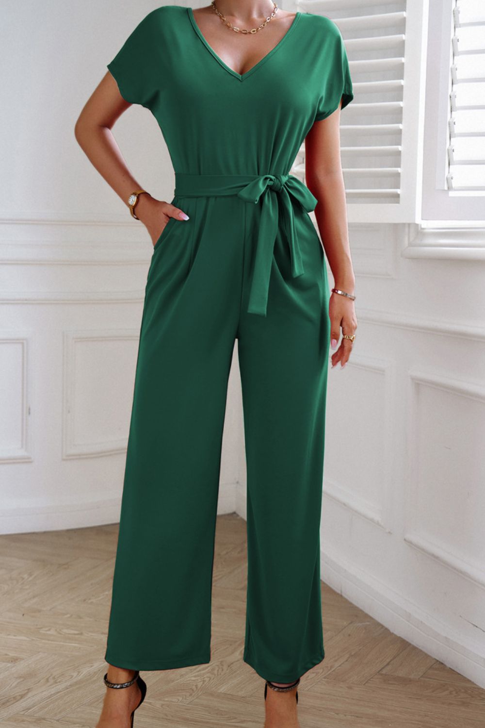 Southern Chic Jumpsuit - Cheeky Chic Boutique