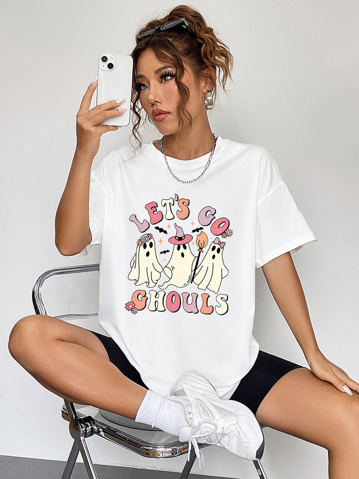 Let's Go Ghouls Graphic Tee - Cheeky Chic Boutique