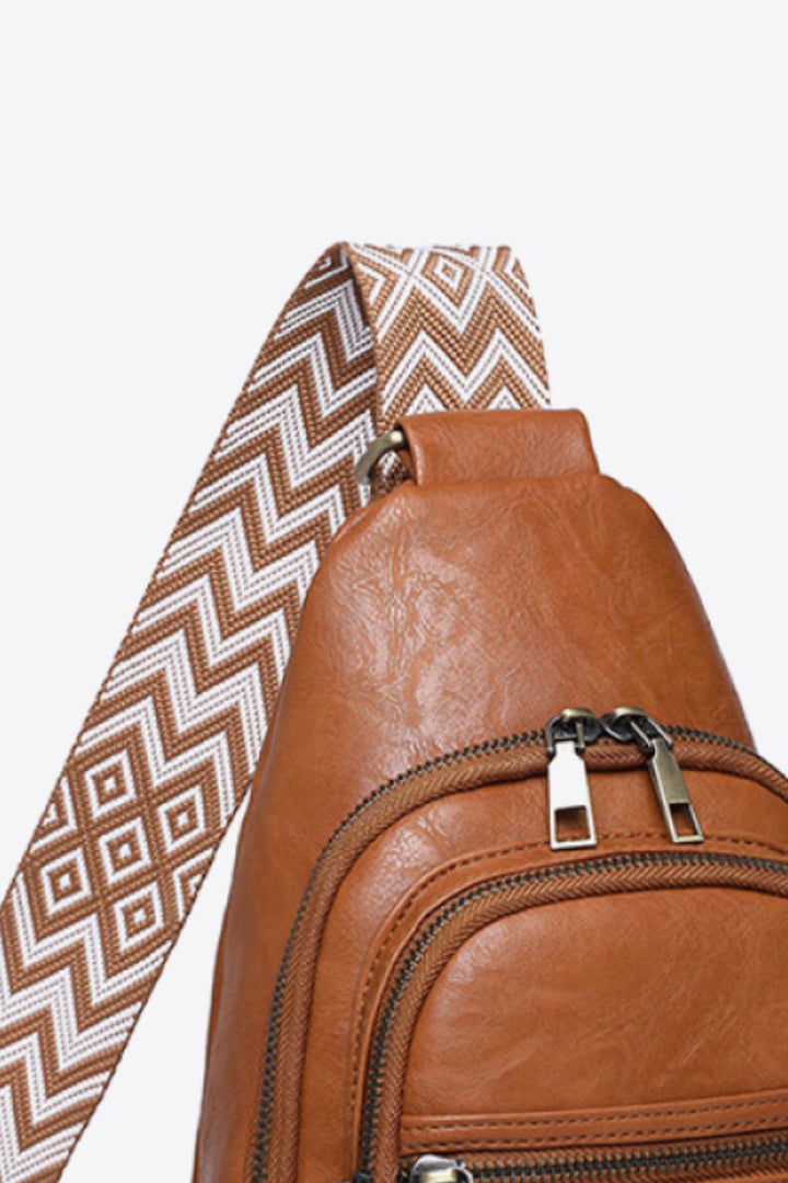 It's Your Time PU Leather Sling Bag - Cheeky Chic Boutique