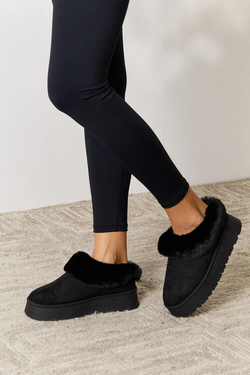 Our Little Secret Black Slippers - Cheeky Chic Boutique