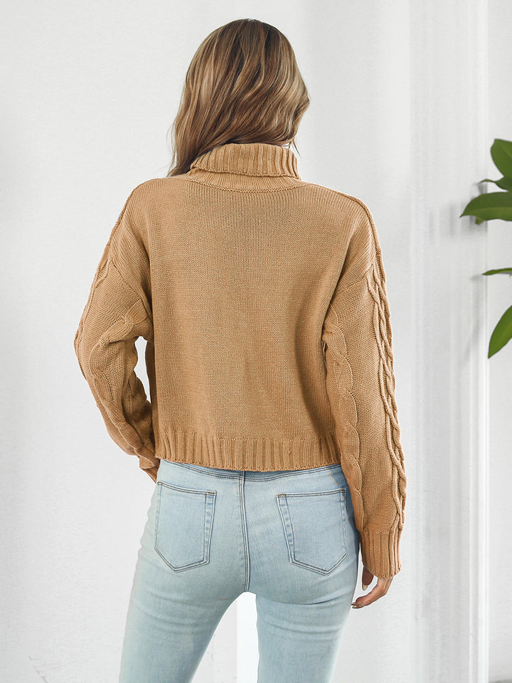 Dear Darling Turtleneck Sweater - Cheeky Chic Boutique