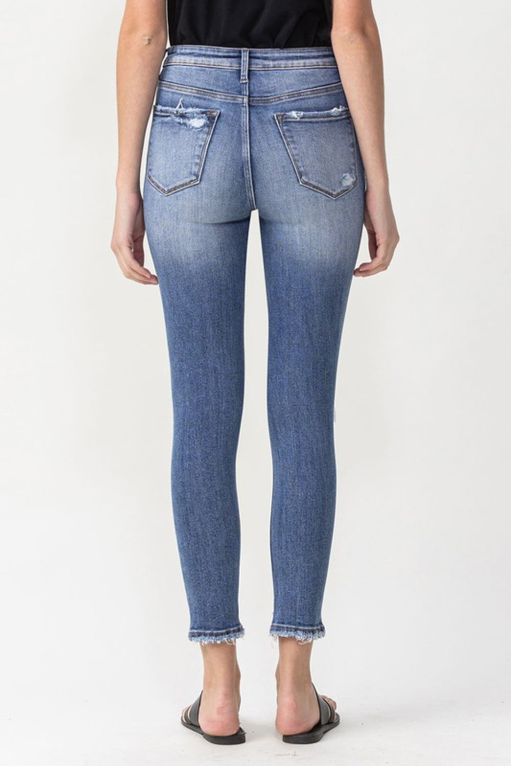 Lovervet Juliana Full Size High Rise Distressed Skinny Jeans - Cheeky Chic Boutique