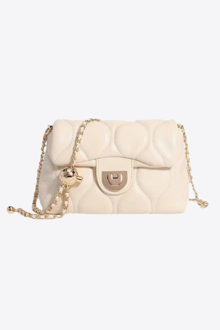 PU Leather Adjustable Chain Crossbody Bag - Cheeky Chic Boutique