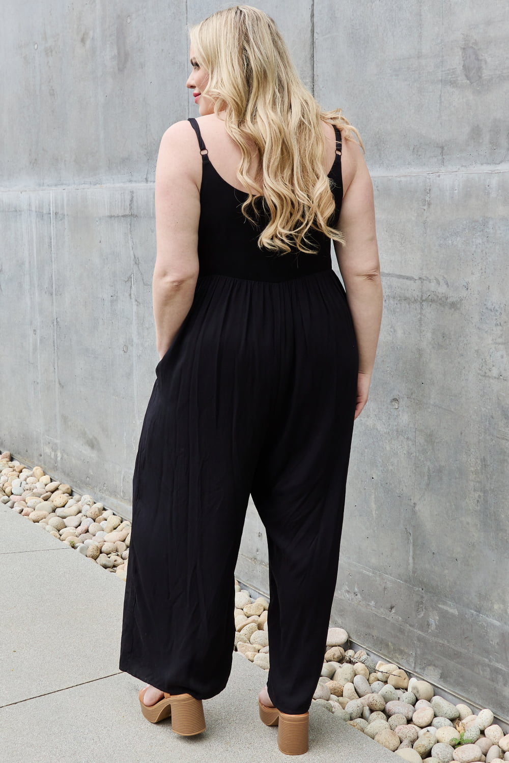 All Day Wide Leg Jumpsuit - Cheeky Chic Boutique