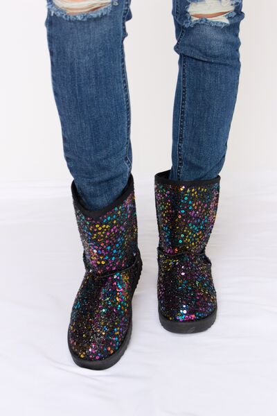 Shine On Sequin Boots - Cheeky Chic Boutique