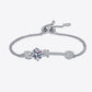 Reese 2 Carat Moissanite 925 Sterling Silver Bracelet - Cheeky Chic Boutique