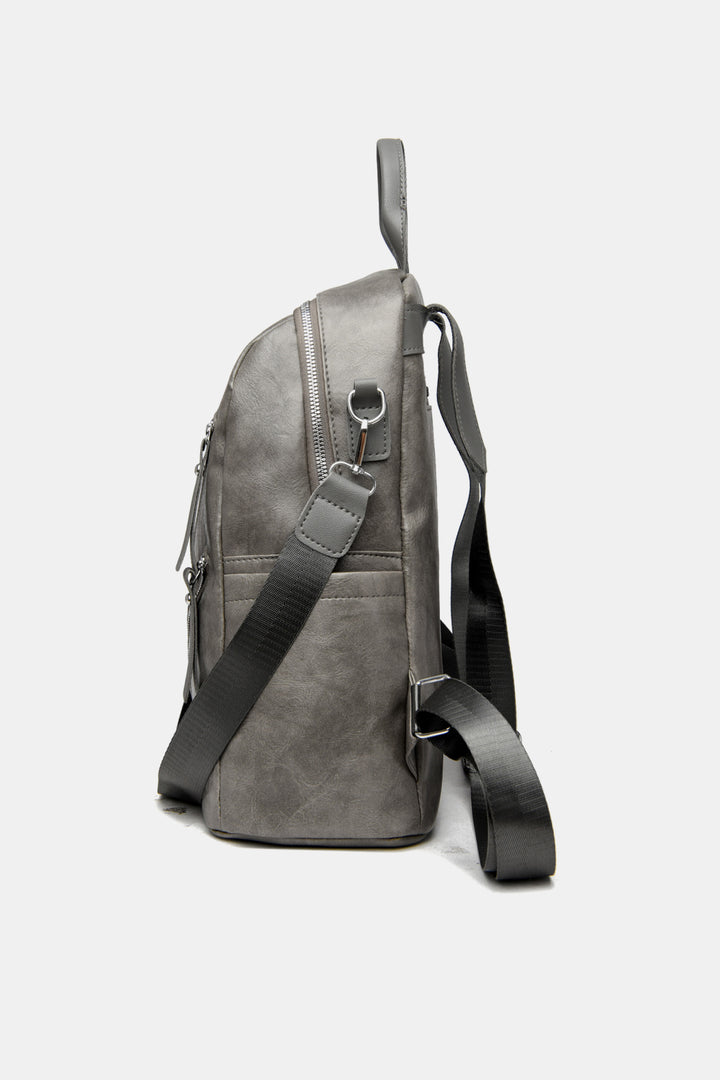 PU Leather Convertible Backpack - Cheeky Chic Boutique