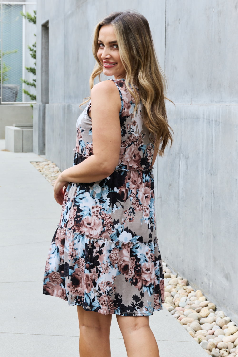 Fell In Love Floral Dress - Cheeky Chic Boutique