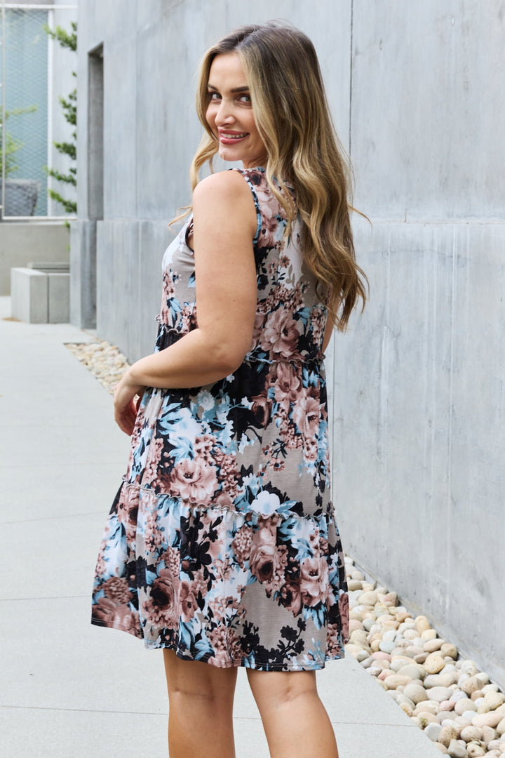 Fell In Love Floral Dress - Cheeky Chic Boutique