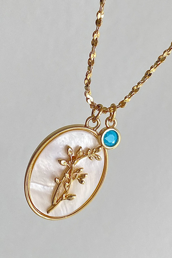 Wildflower Shell Pendant Necklace - Cheeky Chic Boutique