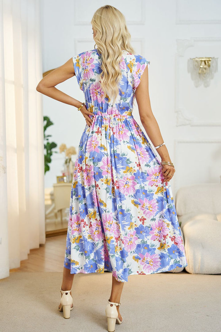 Free for Brunch Floral Midi Dress - Cheeky Chic Boutique