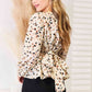 Double Take Peplum Blouse - Cheeky Chic Boutique