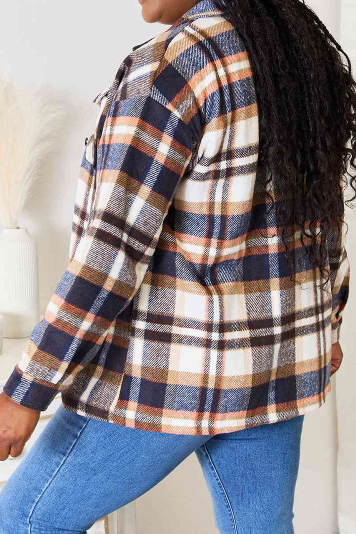 Full Moon Plaid Shacket - Cheeky Chic Boutique