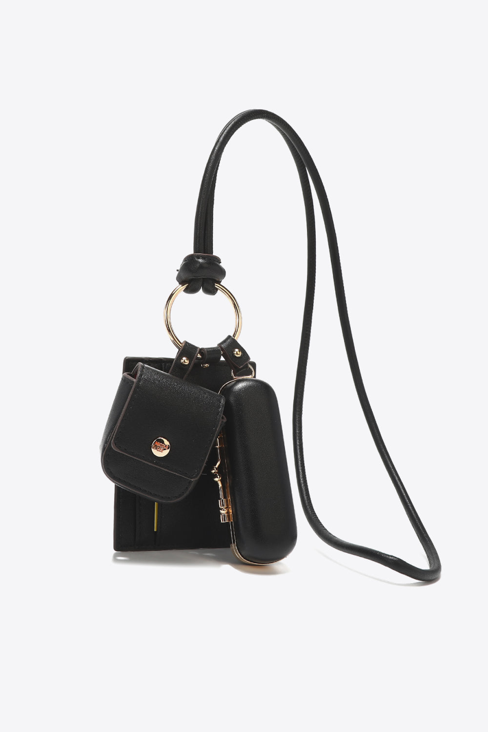 Nicole Lee USA Vegan Leather 3-Piece Lanyard Set - Cheeky Chic Boutique