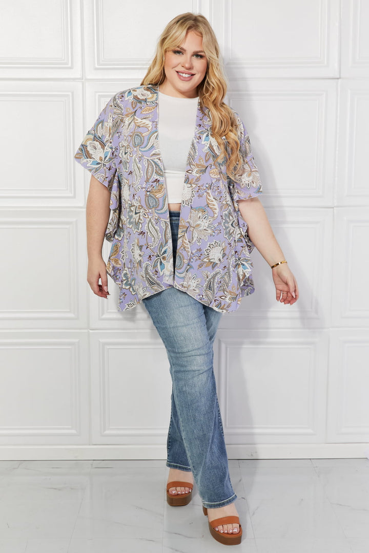Justin Taylor Secret Garden Floral Kimono - Cheeky Chic Boutique
