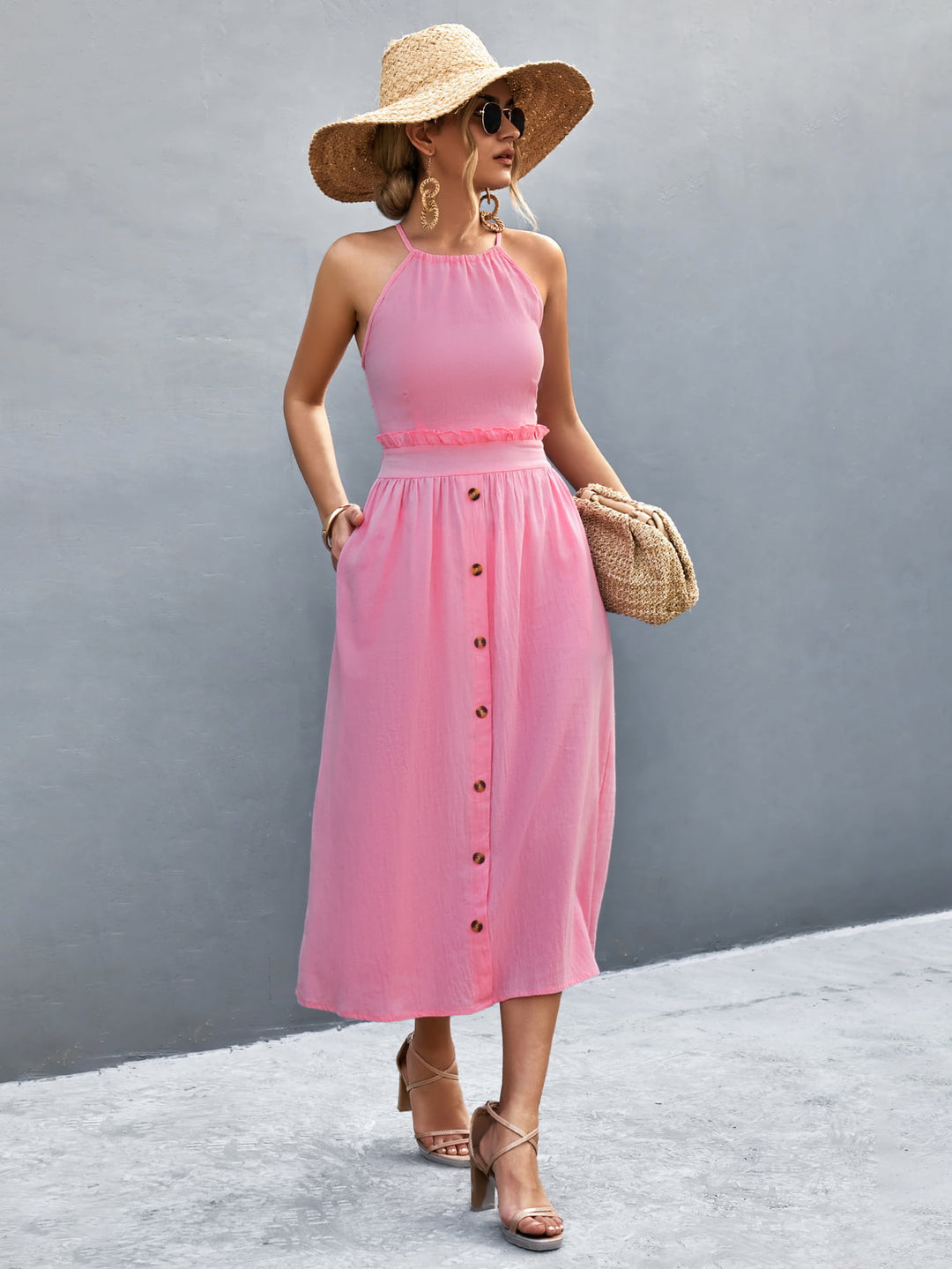 Derby Day Midi Dress - Cheeky Chic Boutique