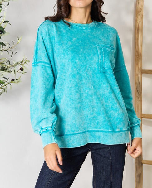 Clear Waters Sweatshirt - Cheeky Chic Boutique