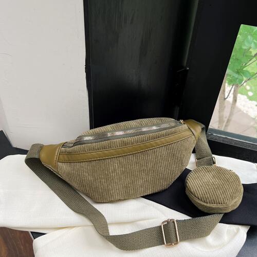 Mom Goals Corduroy Belt Bag - Cheeky Chic Boutique