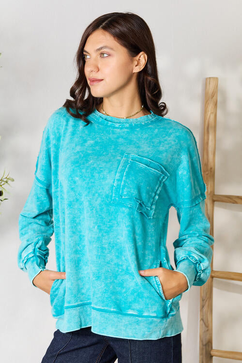 Clear Waters Sweatshirt - Cheeky Chic Boutique