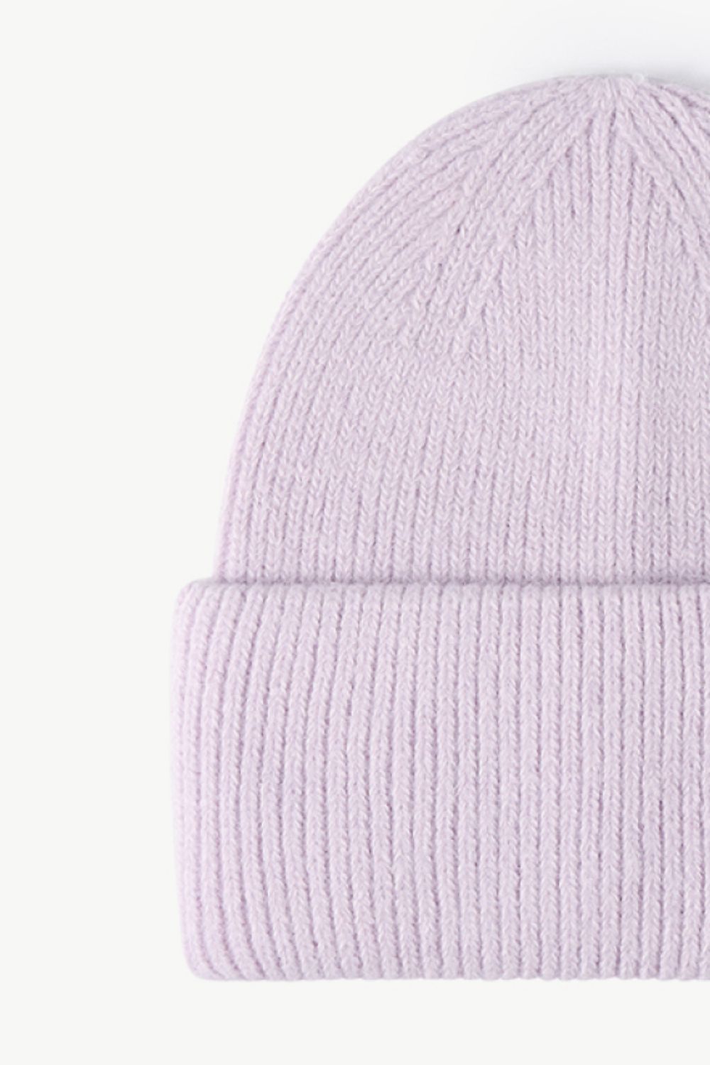 M Rib-Knit Cuff Beanie - Cheeky Chic Boutique