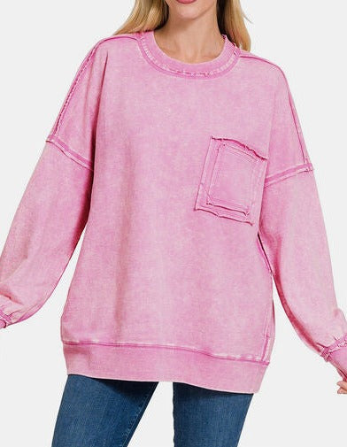 Pink State of Mind Sweatshirt - Cheeky Chic Boutique