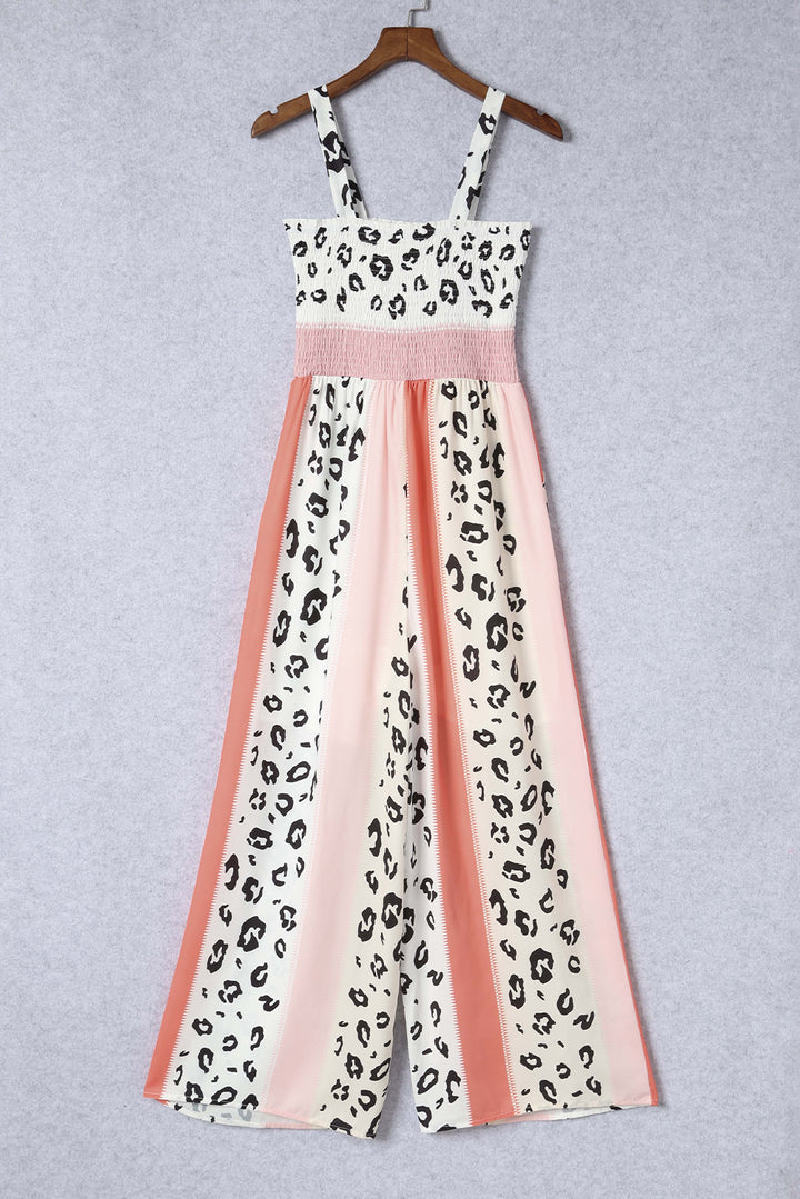 Friends or Faux Leopard Jumpsuit - Cheeky Chic Boutique