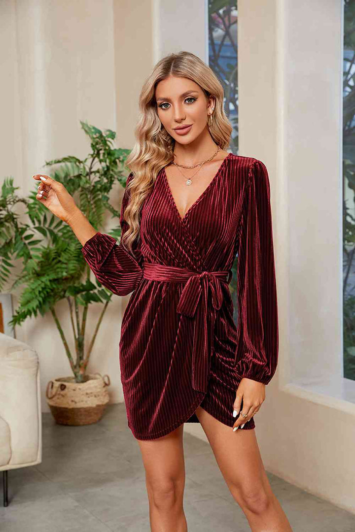 Merry Ribbed Mini Dress - Cheeky Chic Boutique