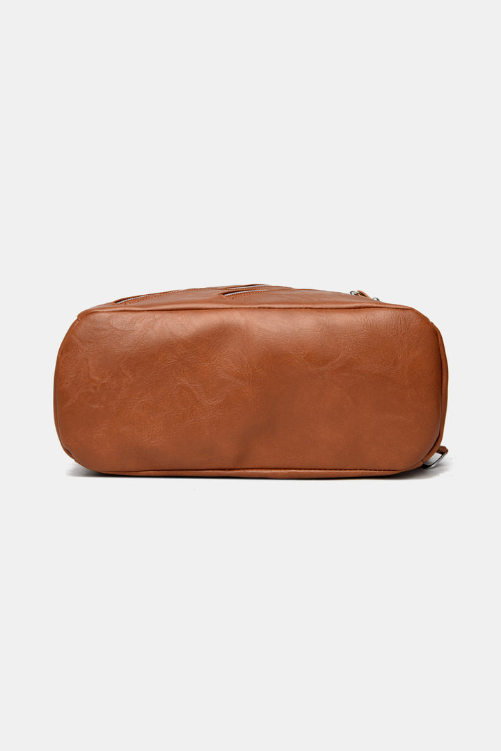 PU Leather Convertible Backpack - Cheeky Chic Boutique