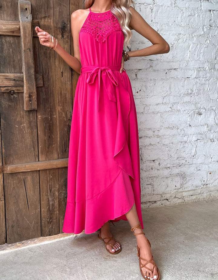 Sisterhood Tie Belt Dress - Cheeky Chic Boutique