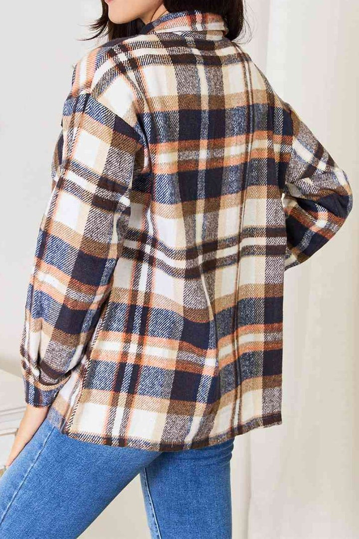 Full Moon Plaid Shacket - Cheeky Chic Boutique